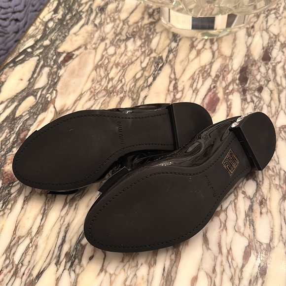 Miu Miu, patent black, size 6 - Picture 6 of 8